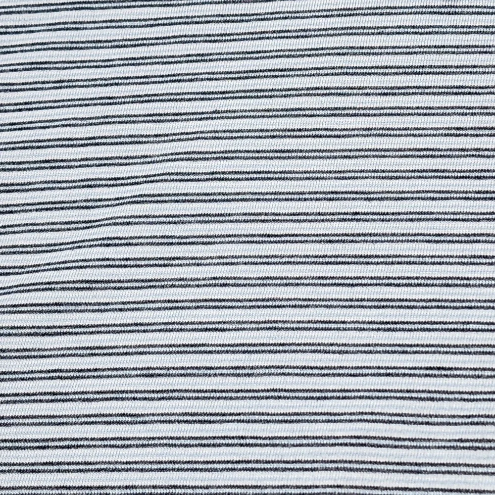Vince Striped Polo Shirt‎ Casual Short Sleeve Top Blue XL